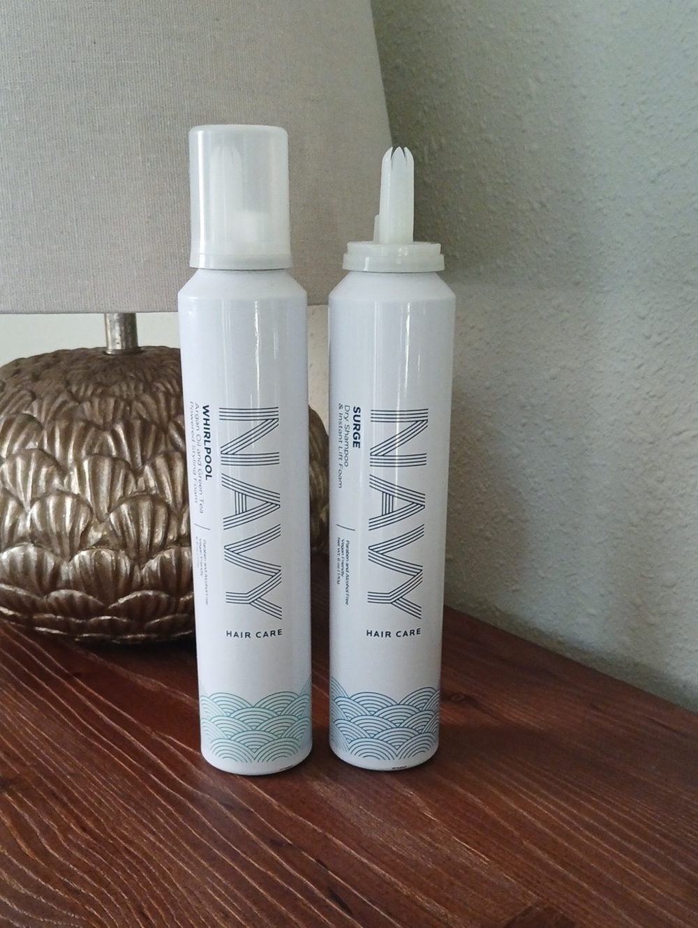 Lot 2 Navy Haircare Whirlpool & Surge NWOT
